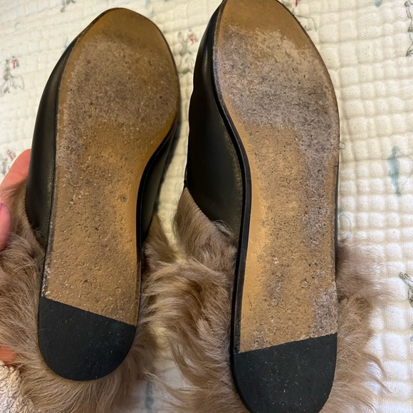 Gucci Princetown Genuine Shearling Loafer Mule - Picture 3 of 3